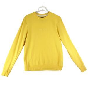 SAN FRANCISCO WORK SHIRTS Yellow New York Fleece Crew Sweatshirt, Men's M Unisex